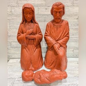 Vintage Empire Terracotta Nativity Set